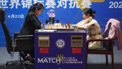 国象女子世界冠军赛：居文君五度封后创造历史
