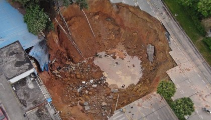 深圳深江铁路施工现场突发坍塌 这条铁路贯通5座城市预计2028年建成