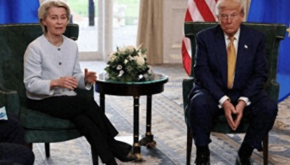 多国元首倾巢出动，法总参：面对美俄，欧洲要上桌，不顾特朗普威胁，欧盟坚决反对美国