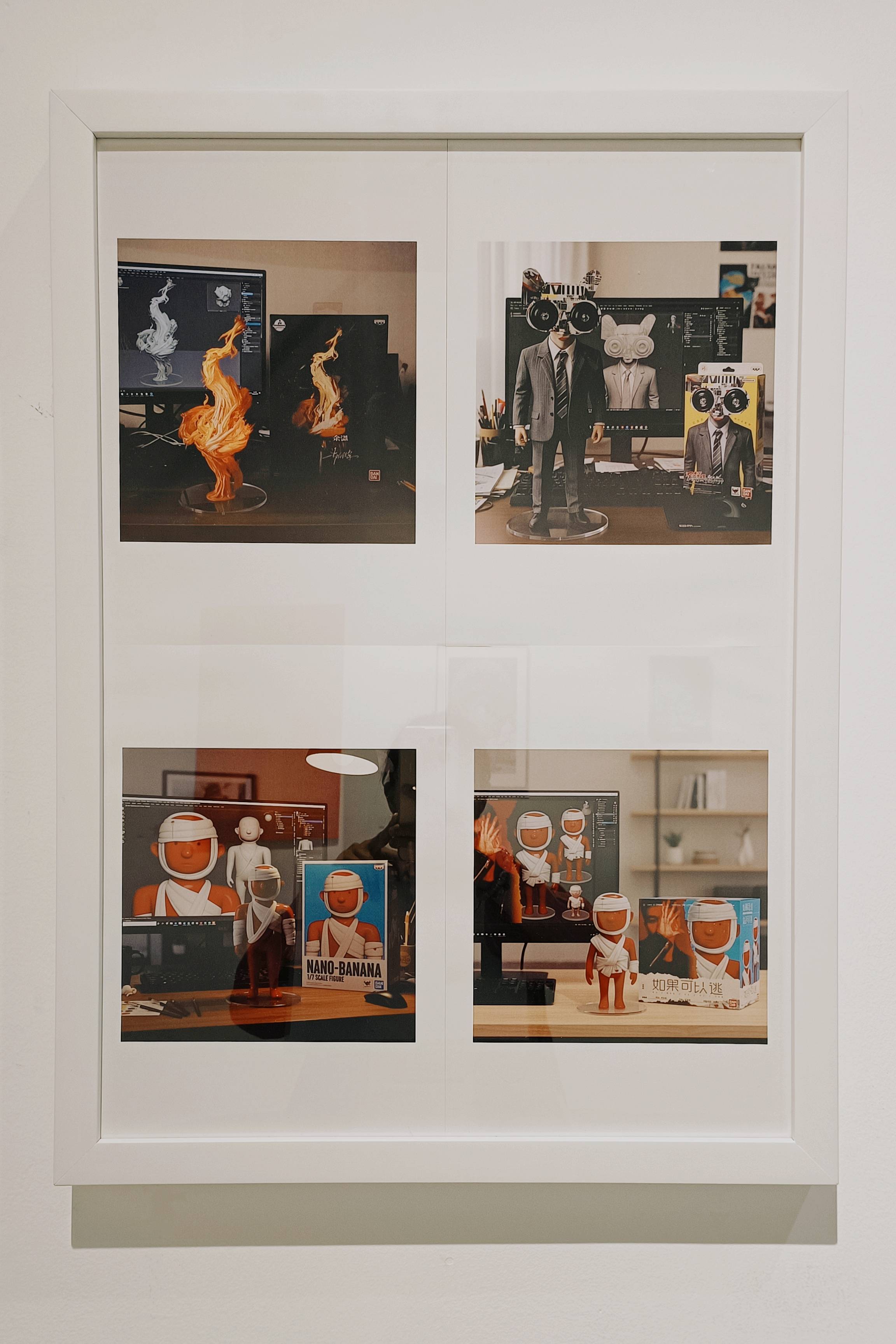 音乐人李志欣把玩AI艺术 音乐主题作品亮相宋庄艺术节