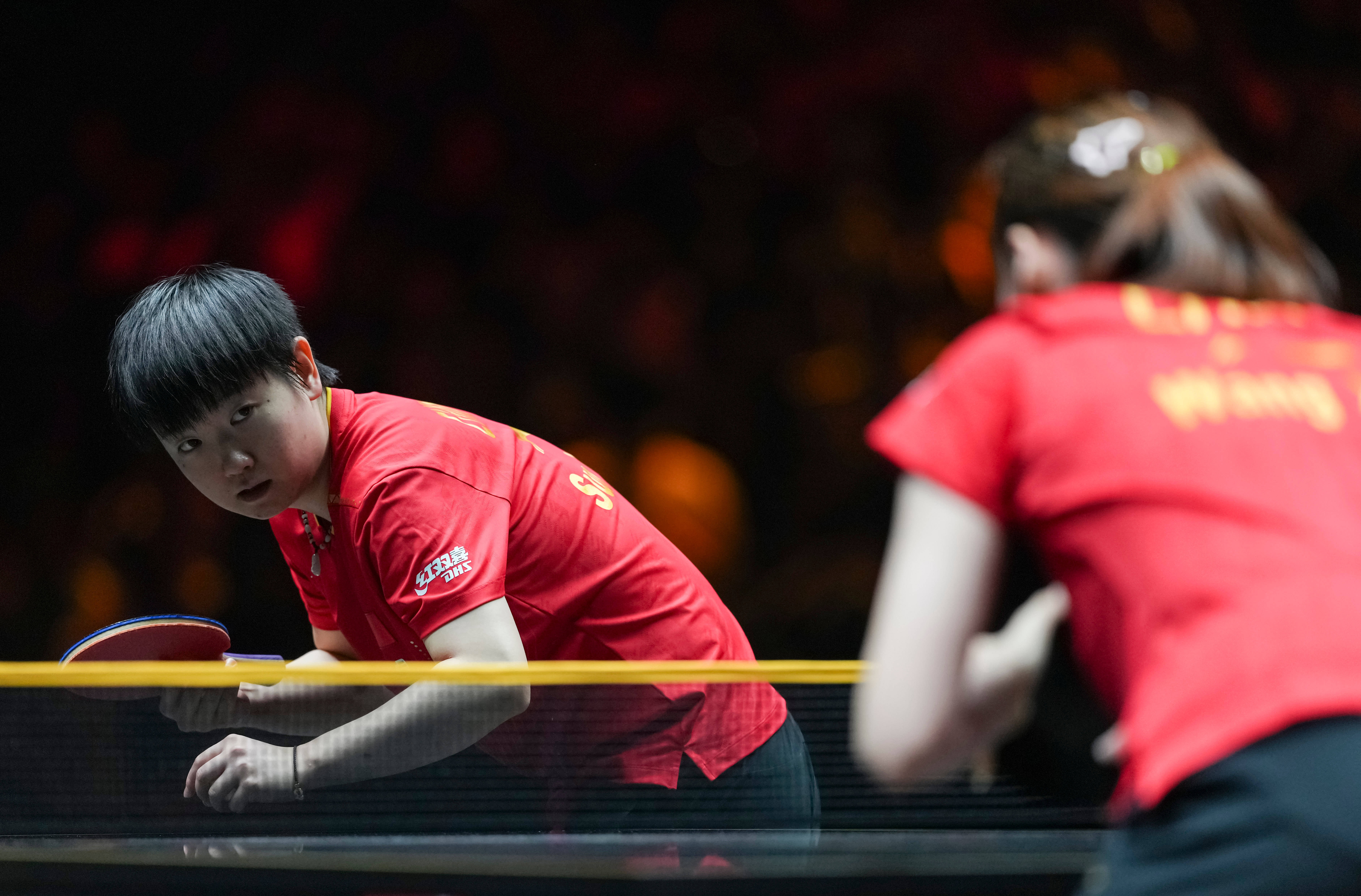 （体育）乒乓球——WTT中国大满贯赛：孙颖莎晋级女单八强