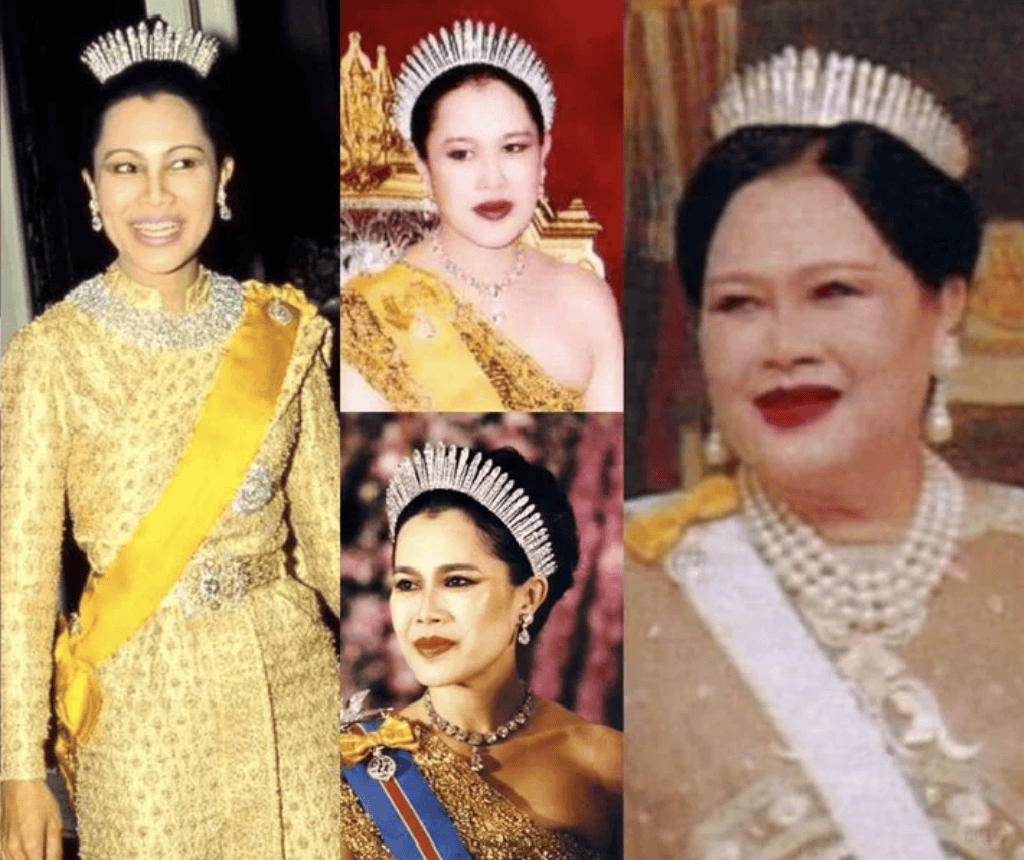 泰国王太后诗丽吉去世，留下19顶奢华王冠和她的传奇一生