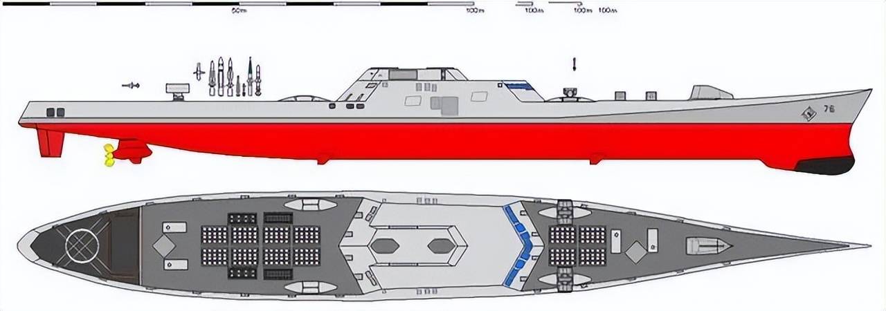 舰长65米，搭载48个垂发！美媒：中国海军“半潜式武库舰”亮相！