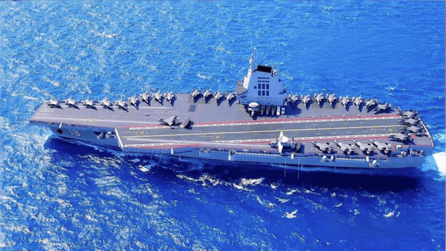 福建舰服役后劲还没过,又一艘“航母”来了!美台险些为她吵翻天